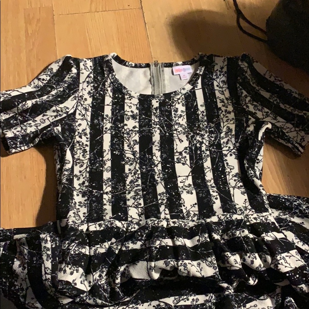 Medium Black and white Amelia Dress